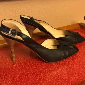 Vintage Lasocki sling back pumps